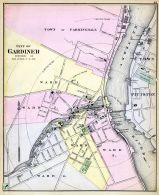 Gardiner City, Maine State Atlas 1884